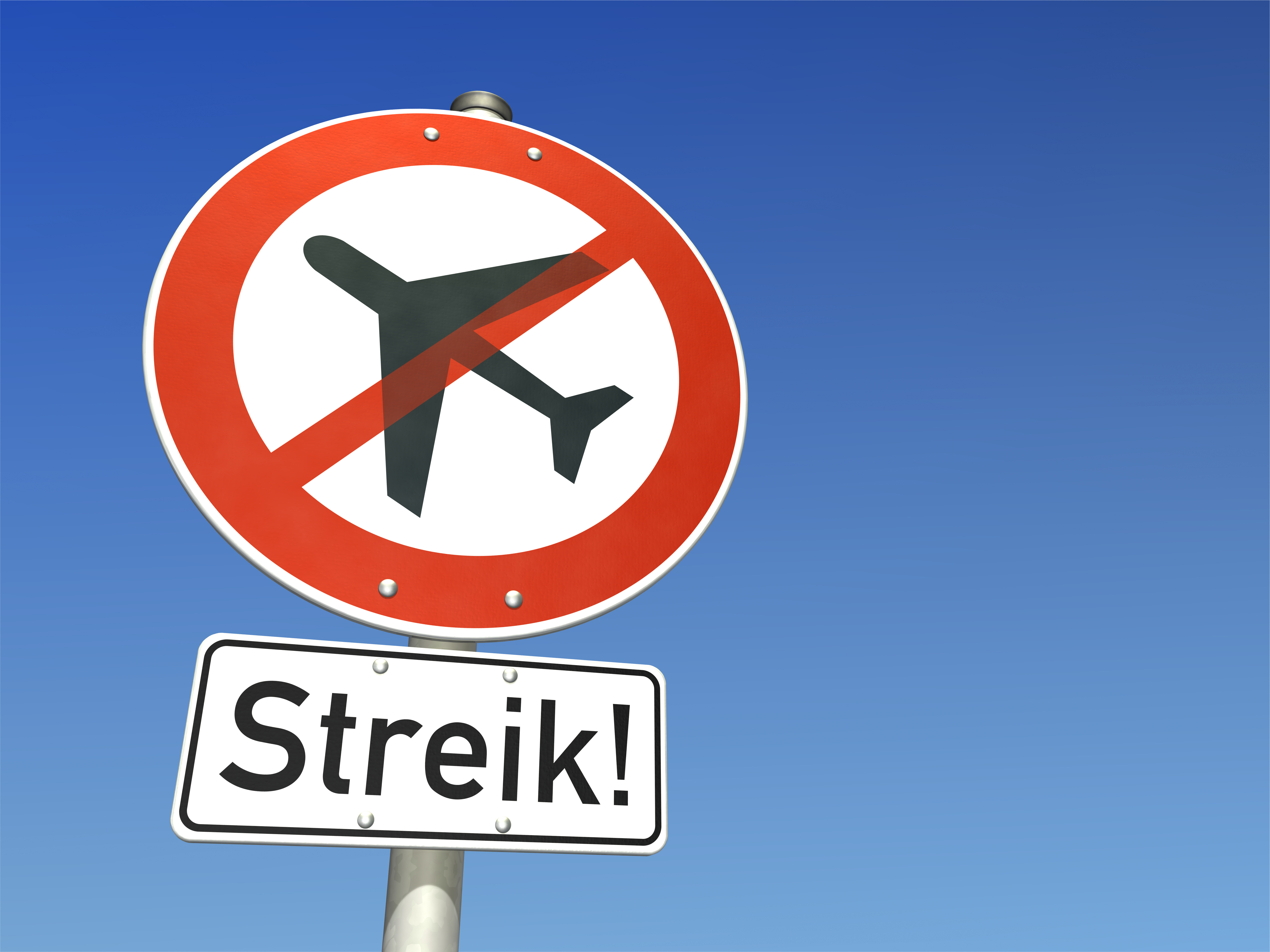 Streik Flughafenstreik Fluglotsenstreik streiken Pilotenstreik Flughafen Schild 
Grafik Illustration Abbildung Warnstreik Symbol Flugverkehr eingestellt eingeschränkt achtung erlaubt Fluglotsen Flugplatz Flugverbot Flugzeug Flugzeuge flugzeugverbot Personal Gefahr hinweis kein keine bestreikt nein nicht Hintergrund Himmel Sicherheit Streikrecht Gewerkschaft zulassen untersagen untersagt verbieten verbot verboten Vorschriften Warnung Arbeitskampf ausfall der fliegen Flieger Forderungen Job Mitarbeiter Niederlegung Urlaub Urlaubszeit ärger
